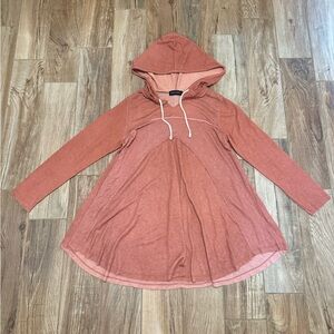 Miracle Berry Knit Hoody Tunic Top